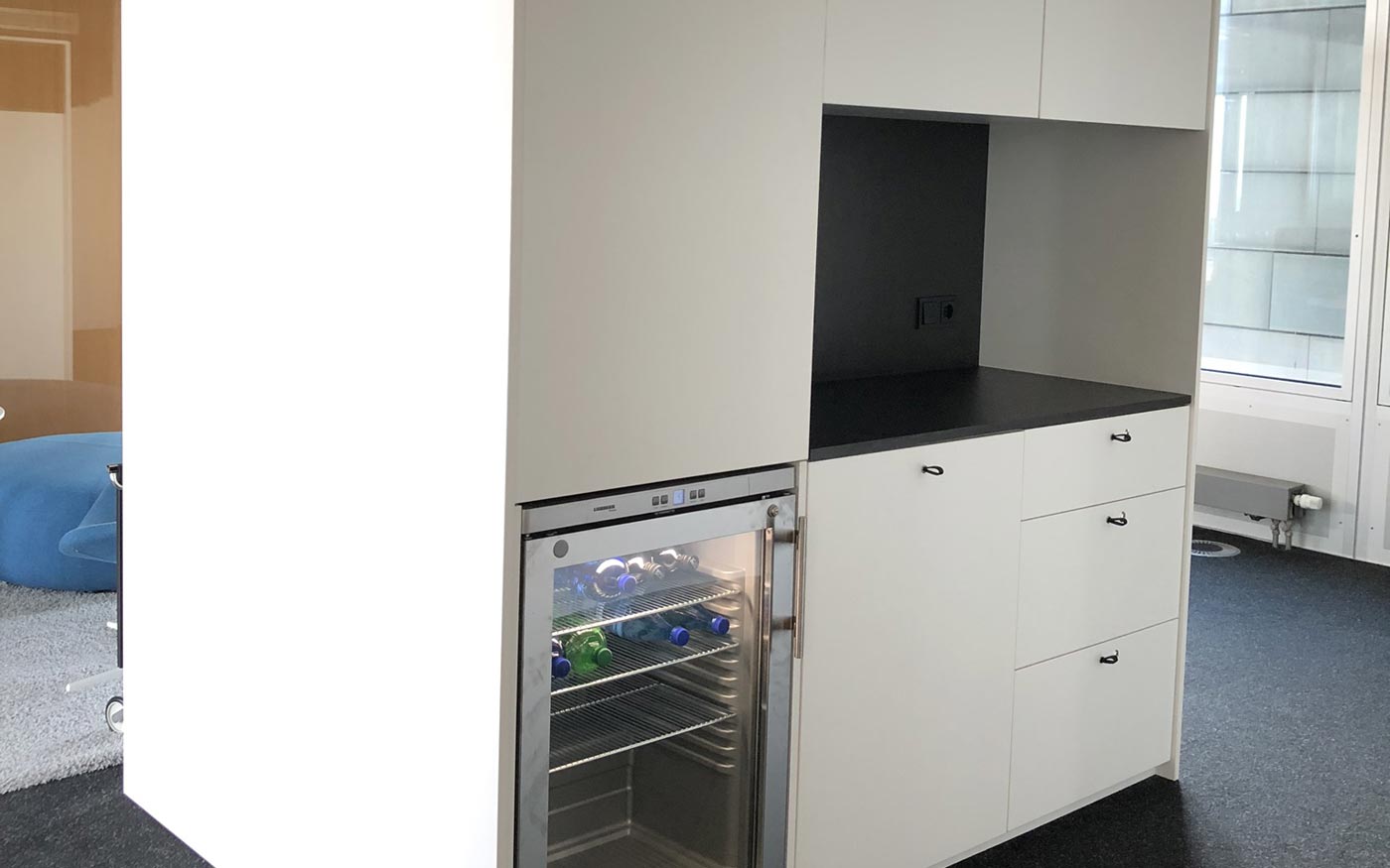 Tischler-Maßanfertigung für ein Büro