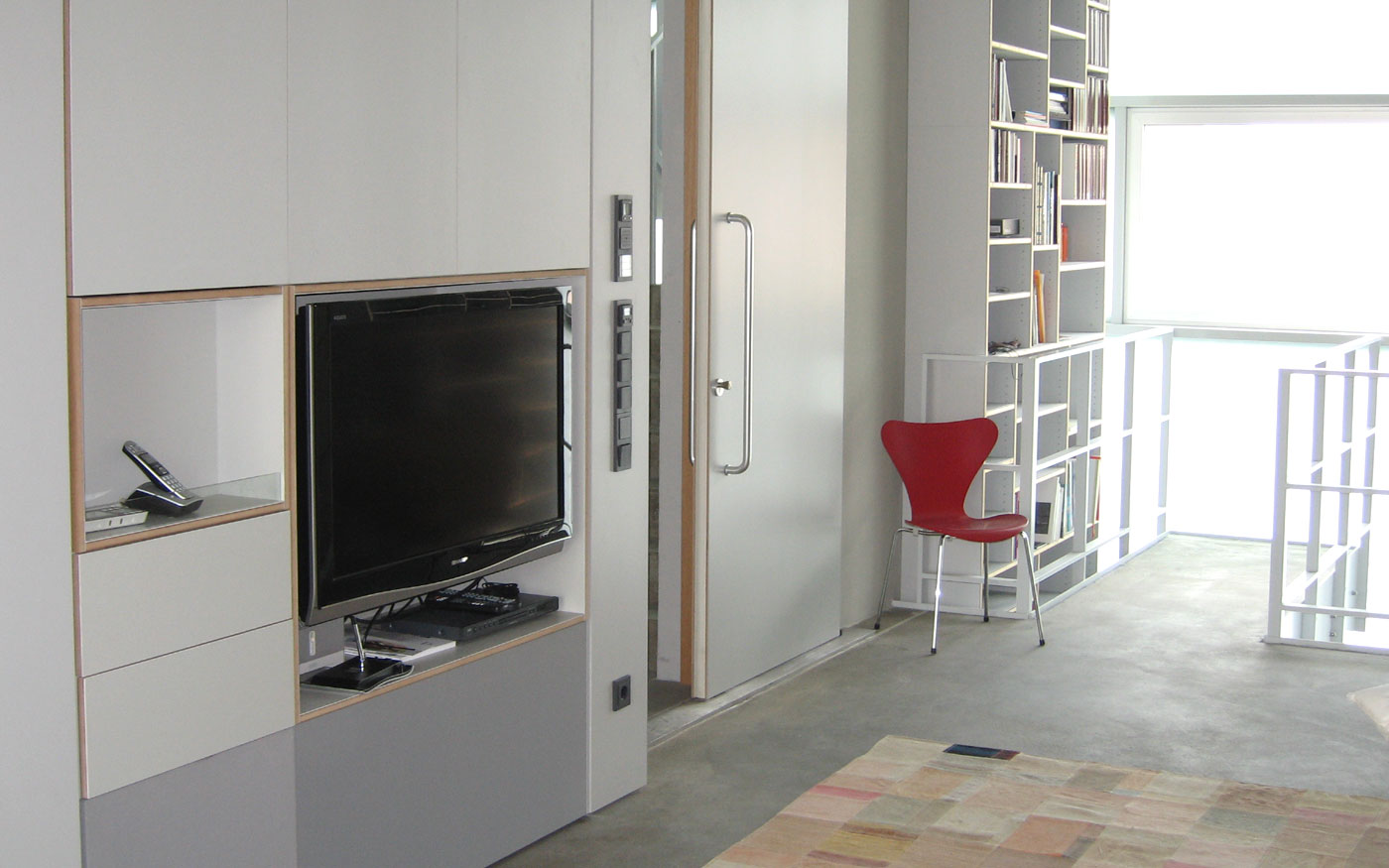 Modernes Wohnzimmer, Tischler-Arbeiten